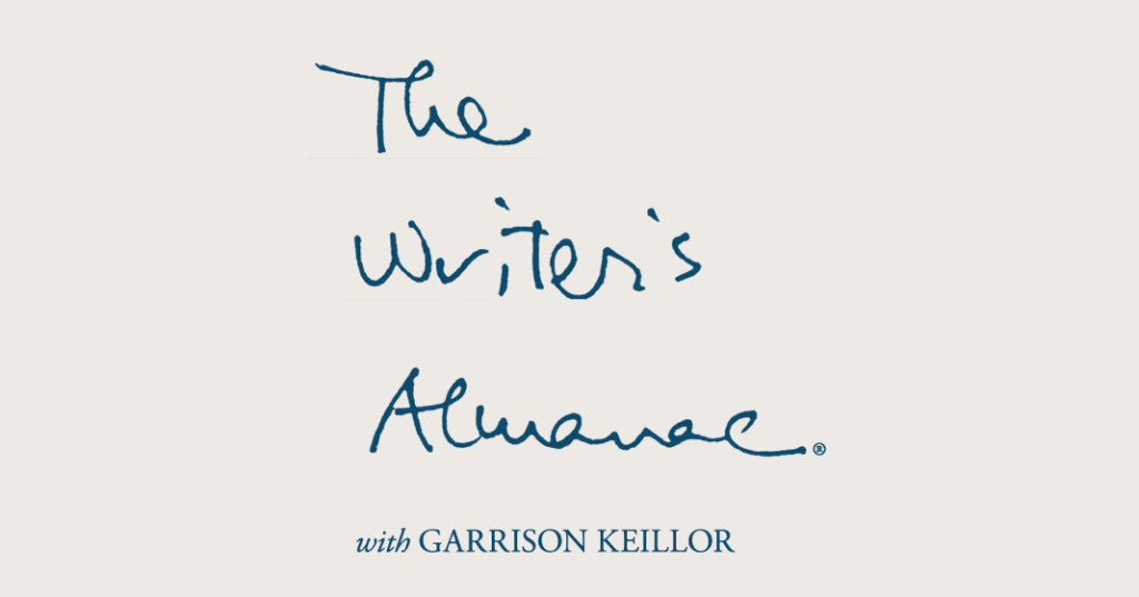 The Writer's Almanac for November 19, 2017, First Formal